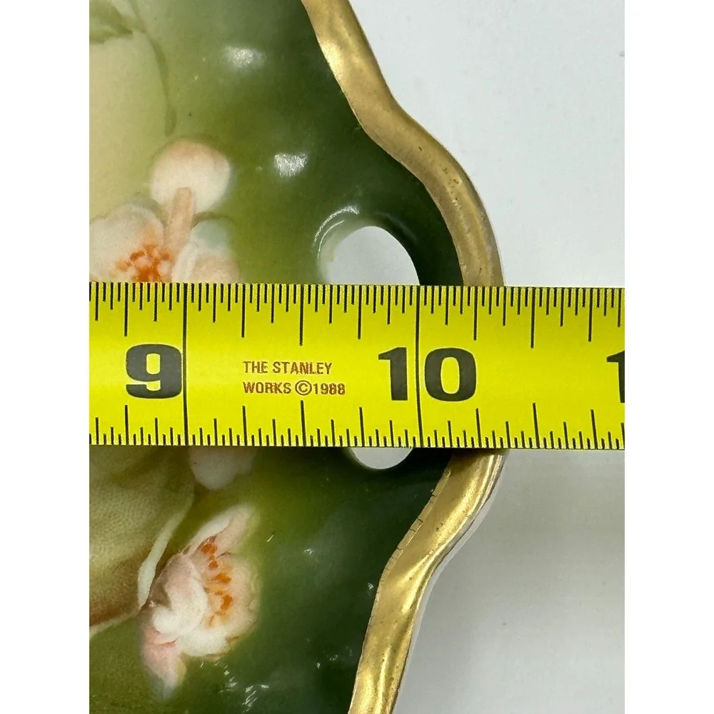 Antique Thomas‎ Bavaria Granada Hand Painted Fruit Bowl Signed E Greiner c1920